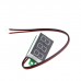0.28 inch 3.5-30V Two Wire DC Voltmeter Red