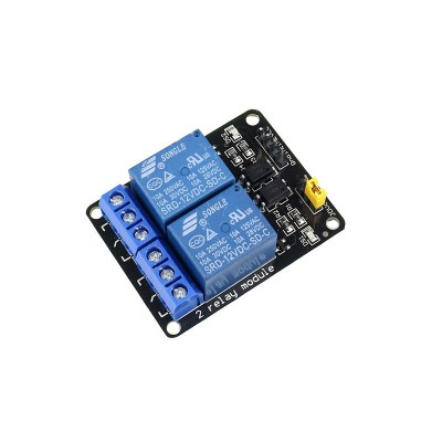 2 Channel 12V Relay Module with Optocoupler 2 Channel 12V Relay Module with Optocoupler
