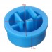 12x12x7.3 mm Round Cap for Square tactile Switch - Green 10 Pieces pack