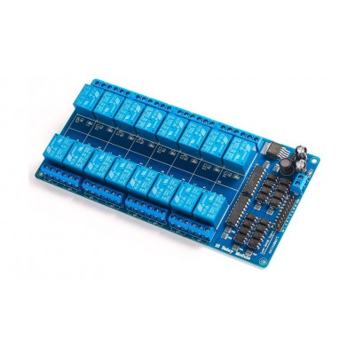 16 Channel 12V Relay Module with Optocoupler
