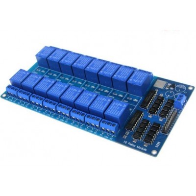 16 Channel 5V Relay Module with Optocoupler 16 Channel 5V Relay Module with Optocoupler