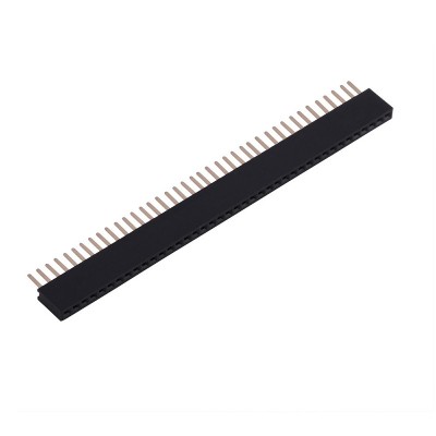 1x40 Pin 2.54mm Pitch Female Berg Strip Connector - Break Away Header - Straight 1x40 Pin 2.54mm Pitch Female Berg Strip Connector - Break Away Header - Straight