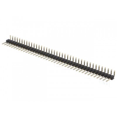 1x40 Pin 2.54mm Pitch Male Berg Strip (Right Angle) - Break Away Header 1x40 Pin 2.54mm Pitch Male Berg Strip (Right Angle) - Break Away Header
