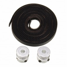 2 Meter GT2 Timing Belt + 2Pcs of GT2 pulley (20 teeth)