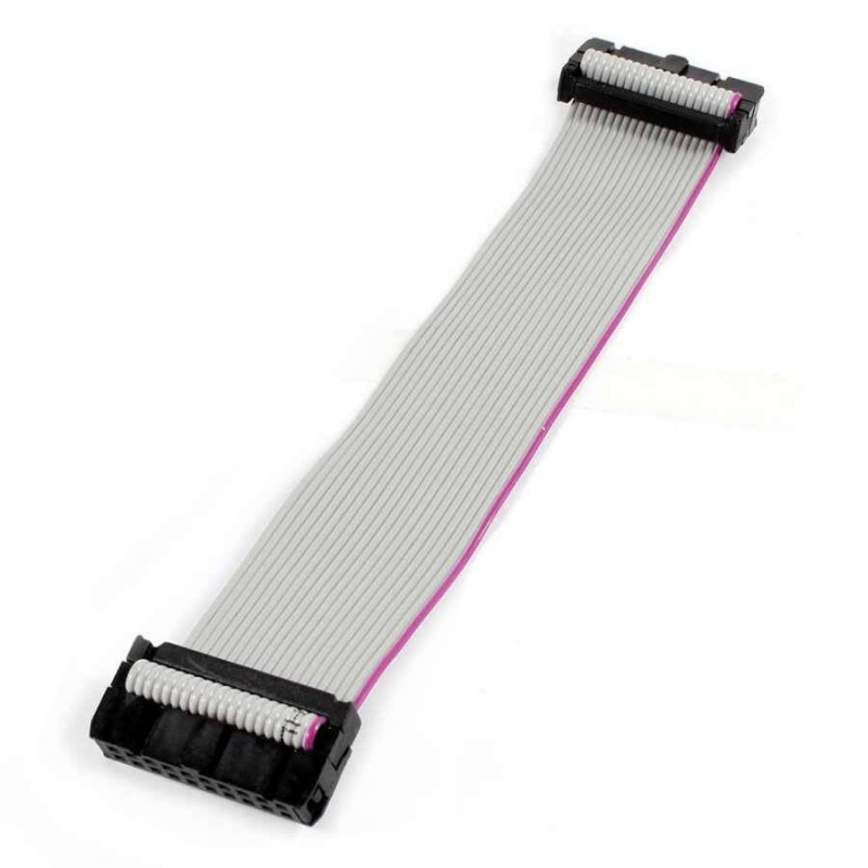 2x 20-Pin IDC Flat Ribbon Cable – 2mm Pitch, 30cm Length, 2x10 Pin