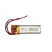 3.7V 200mAH (Lithium Polymer) Lipo Rechargeable Battery Model KP-350629