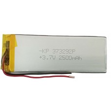3.7V 2500mAH (Lithium Polymer) Lipo Rechargeable Battery Model KP-373292