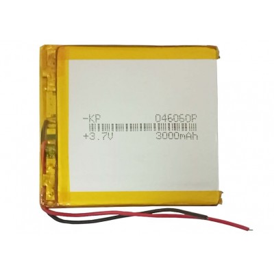 3.7V 3000mAH (Lithium Polymer) Lipo Rechargeable Battery Model KP-046060 3.7V 3000mAH (Lithium Polymer) Lipo Rechargeable Battery Model KP-046060