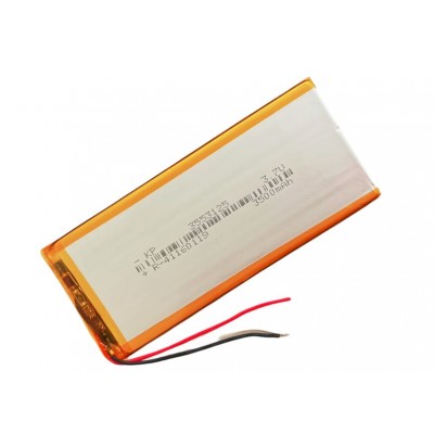 3.7V 3500mAH (Lithium Polymer) Lipo Rechargeable Battery Model KP-3553125