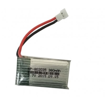3.7V 380mAH (Lithium Polymer) Lipo Rechargeable Battery for RC Drone 3.7V 380mAH (Lithium Polymer) Lipo Rechargeable Battery for RC Drone