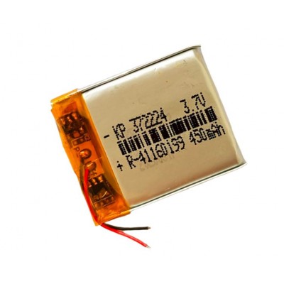 3.7V 450mAH (Lithium Polymer) Lipo Rechargeable Battery Model KP-372224