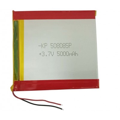 3.7V 5000mAH (Lithium Polymer) Lipo Rechargeable Battery Model KP-508085 3.7V 5000mAH (Lithium Polymer) Lipo Rechargeable Battery Model KP-508085