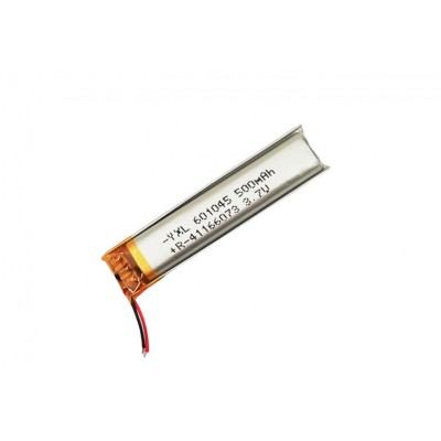 3.7V 500mAH (Lithium Polymer) Lipo Rechargeable Battery Model KP-601045