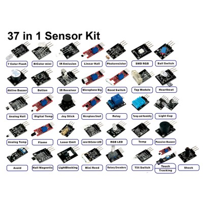 : 37 in 1 sensor module kit - for arduino starters... 37 In 1 Sensor Module Kit for Arduino buy online at Best Price and ...