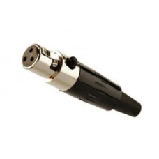 3Pin Mini XLR connector Female Plug