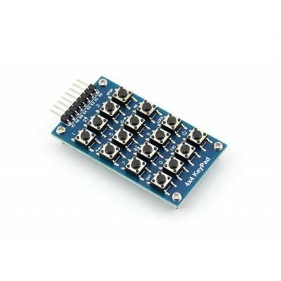 4x4 Matrix 16 Push Button Keypad Keyboard Module Blue