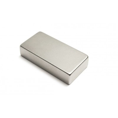 50mm x 25mm x 12.5mm (50x25x12.5 mm) Neodymium Block Magnet