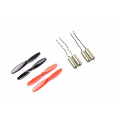 55 mm Blade Propeller Prop with 8520 CW & CCW Coreless Brushed Motor For Indoor Racing Drone Quad-copter
