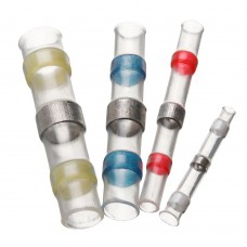 5mm Electrical Waterproof Seal Heat Shrink Splice Wire Sleeve White-Blue