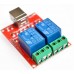 5V 2 channel USB PC Intelligent Control Relay Module 5V 2 channel USB PC Intelligent Control Relay Module