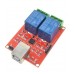 5V 2 channel USB PC Intelligent Control Relay Module 5V 2 channel USB PC Intelligent Control Relay Module