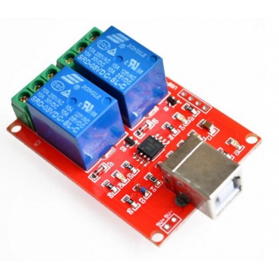 5V 2 channel USB PC Intelligent Control Relay Module 5V 2 channel USB PC Intelligent Control Relay Module