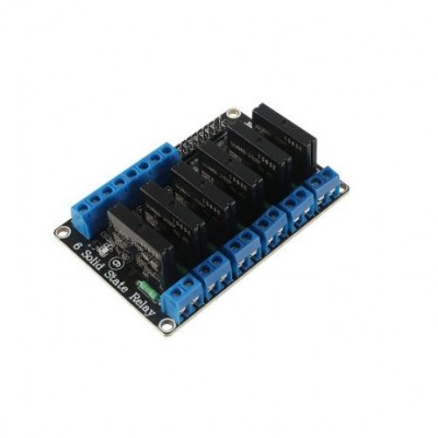 6 Channel 3-24V Relay Module Solid State Low Level SSR DC Control DC with Resistive Fuse 6 Channel 3-24V Relay Module Solid State Low Level SSR DC Control DC with Resistive Fuse