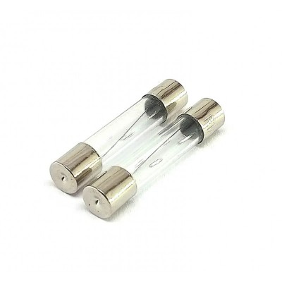 630mA 250V Glass Fuse - 6.35x31.8mm - 2 pieces pack 630mA 250V Glass Fuse - 6.35x31.8mm - 2 pieces pack