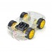 65mm Robot Wheel for BO Motors (Yellow)