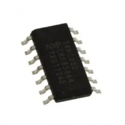 74HC08D,653 NEXPERIA Logic IC, AND Gate, Quad, 2 Inputs, 14 Pins, SOIC, 74HC08