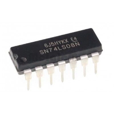 74LS08 Quadruple 2-Input Positive AND Gate IC (7408) DIP-14 Package 74LS08 Quadruple 2-Input Positive AND Gate IC (7408) DIP-14 Package