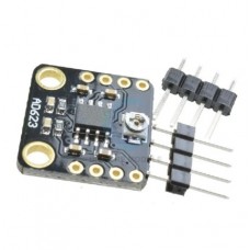 AD623 Integrated Single Supply Instrumentation Amplifier Board,Low Power Consumption 3V- 12V Wide Input Rail to Rail Output SwingAT the Firmware