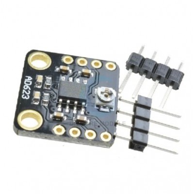 AD623 Integrated Single Supply Instrumentation Amplifier Board,Low Power Consumption 3V- 12V Wide Input Rail to Rail Output SwingAT the Firmware