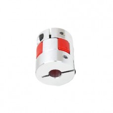 Aluminum OD:25mm L:33mm Flexible Spider Shaft Coupling Bore: 5x12mm