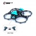 Axisflying cineon C35 V2 / 3.5inch indoor cinewhoop / cinematic shooting frame kit GPS TPU With GPS TPU and Clear Blue-Green