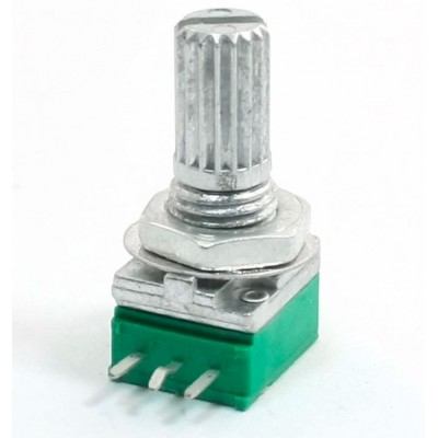 B 50K Ohm 3Pin Single Linear Rotary Taper Potentiometer