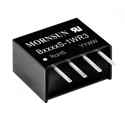 B0505S-1WR3 Mornsun 5V to 5V DC-DC Converter 1W Power Supply Module - Compact SIP Package B0505S-1WR3 Mornsun 5V to 5V DC-DC Converter 1W Power Supply Module - Compact SIP Package