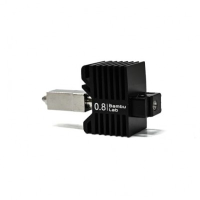 Bambu Lab Hotend with hardened steel nozzle-0.8 mm for P1P,P1S,X1C Bambu Lab Hotend with hardened steel nozzle-0.8 mm for P1P,P1S,X1C