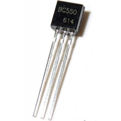 BC550 NPN General Purpose Transistor 45V 100mA TO-92 Package - 5 Pieces Pack BC550 NPN General Purpose Transistor 45V 100mA TO-92 Package - 5 Pieces Pack