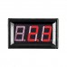 Blue 1.42 cm (0.56 inch) AC220V Two Wire AC Voltmeter 70V ~ 500V