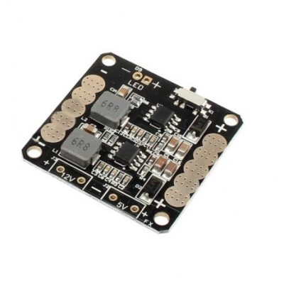 CC3D V2 ZMR Power Distribution Board with Dual BEC LC Filter & LED Switch CC3D V2 ZMR Power Distribution Board with Dual BEC LC Filter & LED Switch