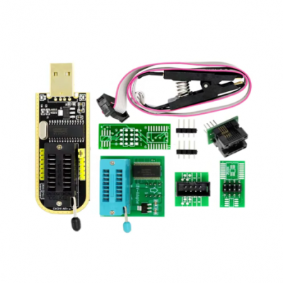 CH341A/B Programmer Complete Set 24 25 Series USB Programming Module + SOIC8 SOP8 Test Clip