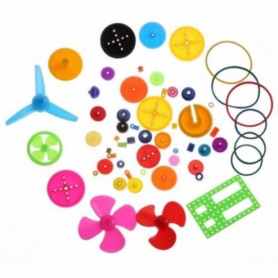 Colorful Plastic Motor Gear Assorted Kit - 55 Pieces Pack Colorful Plastic Motor Gear Assorted Kit - 55 Pieces Pack