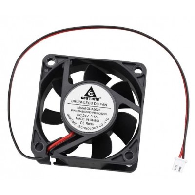 DC 24V 6025 Cooling Fan - 60X60X25 mm Size DC 24V 6025 Cooling Fan - 60X60X25 mm Size