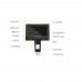DM4 1000x 2.0MP USB Digital Electronic Microscope 4.3LCD Display for PCB Motherboard Repaire Plastic Stent
