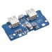 Dual Micro USB 3.7v to 5V 2A Power Bank DIY 18650 LiPo Charger