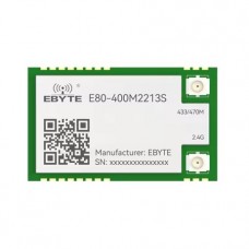 EBYTE E80-400M2213S LR1121 LoRa Wireless Module Dual-Band Sub-G 433/868/915/2.4G SMD TCXO EBYTE E80-400M/900M2213S IPEX Stamp Hole SPI RF Module