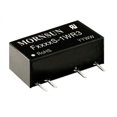 F0505S-1WR3 Mornsun 5V to 5V DC-DC Converter 1W Power Supply Module - SIP Package F0505S-1WR3 Mornsun 5V to 5V DC-DC Converter 1W Power Supply Module - SIP Package