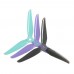 Foxeer DalProp Cyclone Triblade T5143.5 V2 Propeller 2 Pair CW+CCW-Teal
