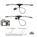 FrSky 2.4GHz Taranis Q X7 Access Transmitter (White) with R9M 2019 Module and R9MINI OTA Receiver